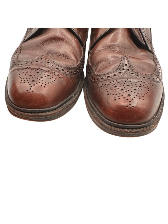 Sears Vintage Size 12 Wingtip Brown Wingtip Oxford Brogue Dress Shoes sku 4185